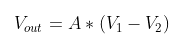 Shitty solution of the differential op-amp