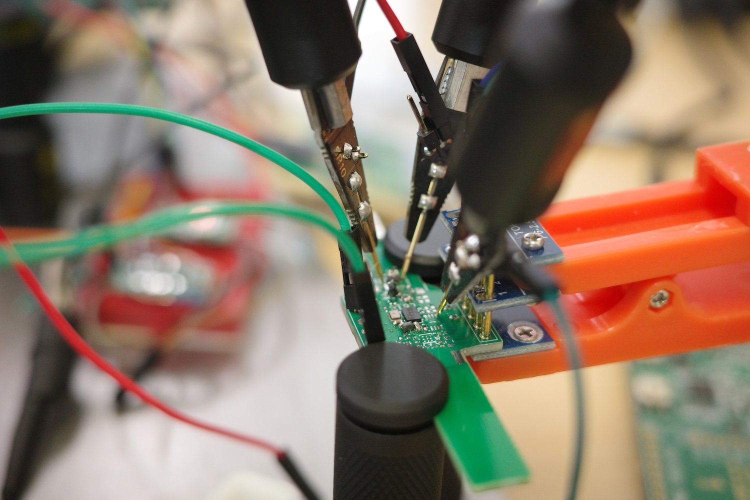 Programming on test boards
