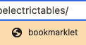 Electric Tables bookmarklet