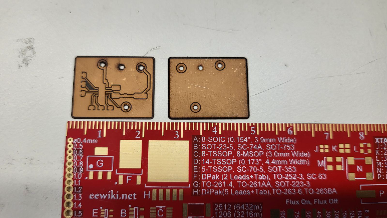 Laser etched PCBs