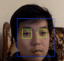 Face and eye detection using Haar Cascades