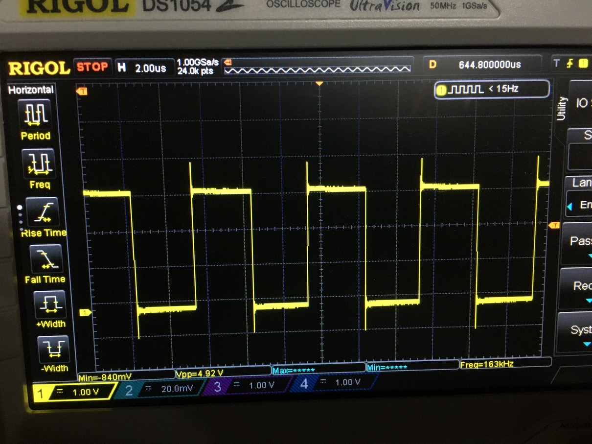 Free-running ADC goes at 362kHz